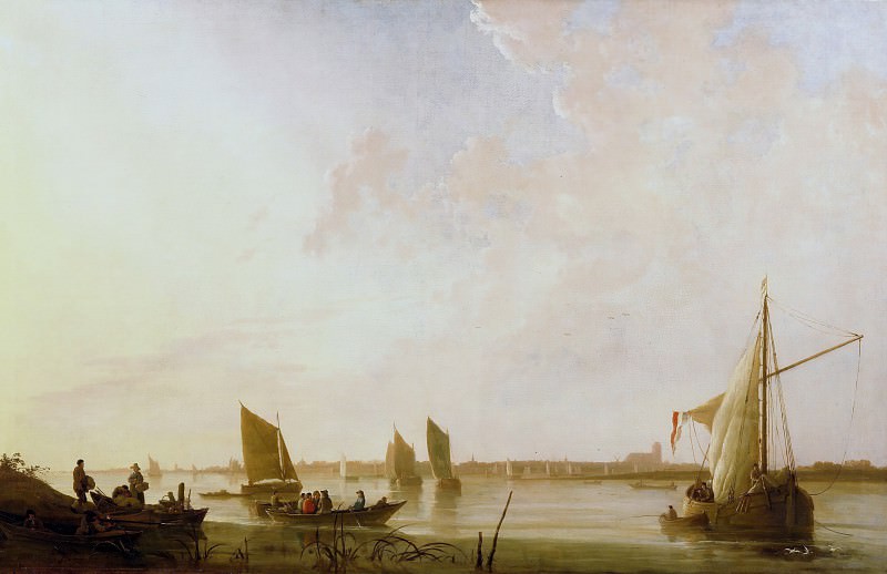 Dawn on the river, Aelbert Cuyp