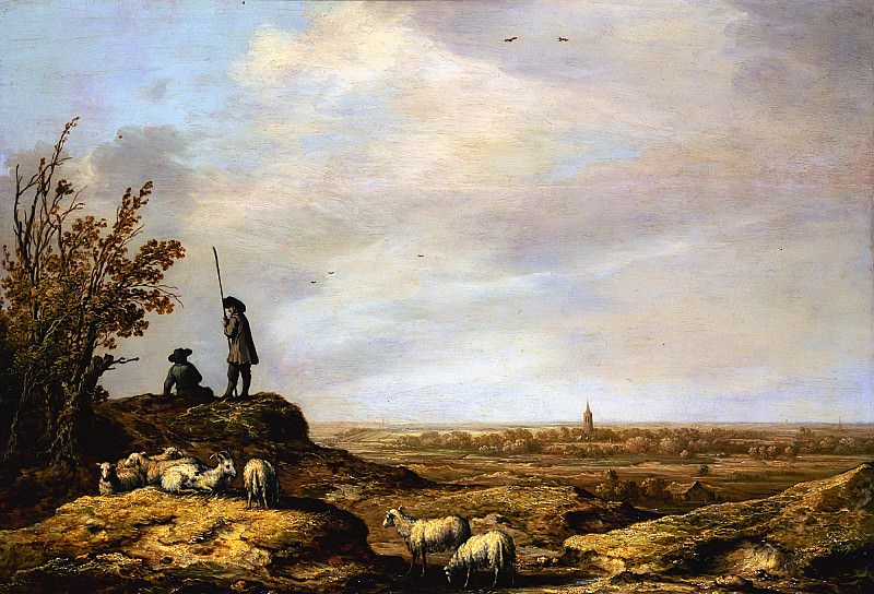Панорамный пейзаж с видом на Бевервейк, Альберт Кёйп