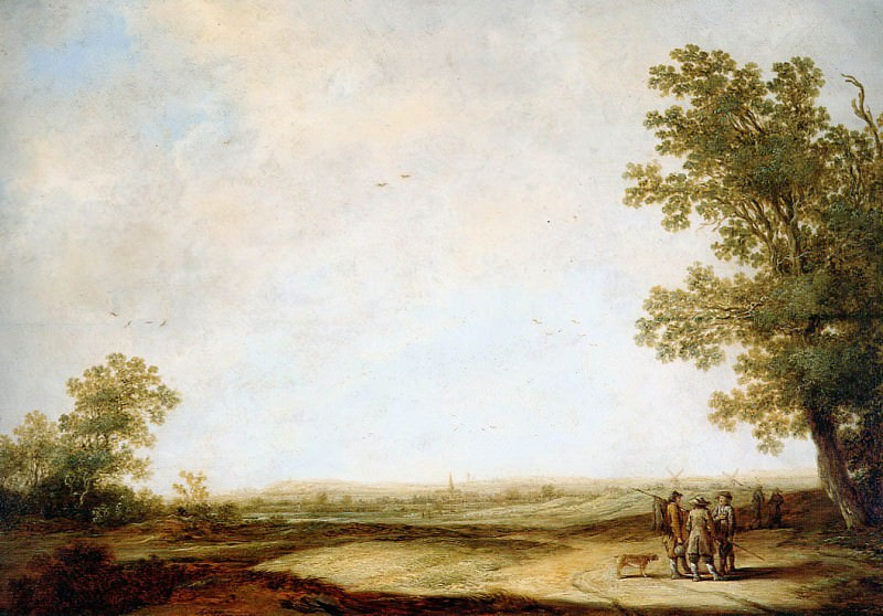 Панорамный вид на Вагенинген в Гелдерланде, Альберт Кёйп