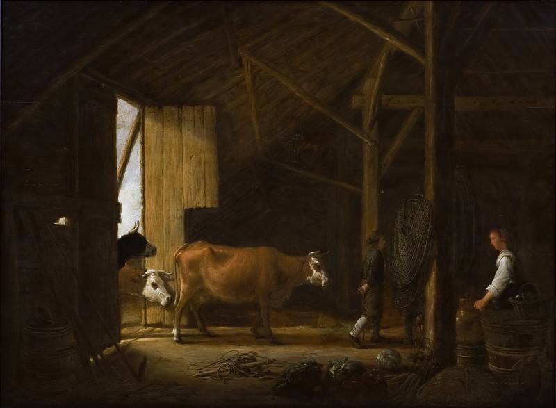 Interior of a Cowshed, Aelbert Cuyp