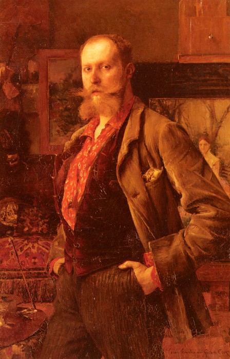  Portrait Of Gustave Courtois, Pascal Adolphe Jean Dagnan-Bouveret