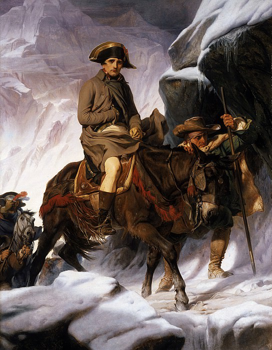 Переход Наполеона через Альпы, 1850