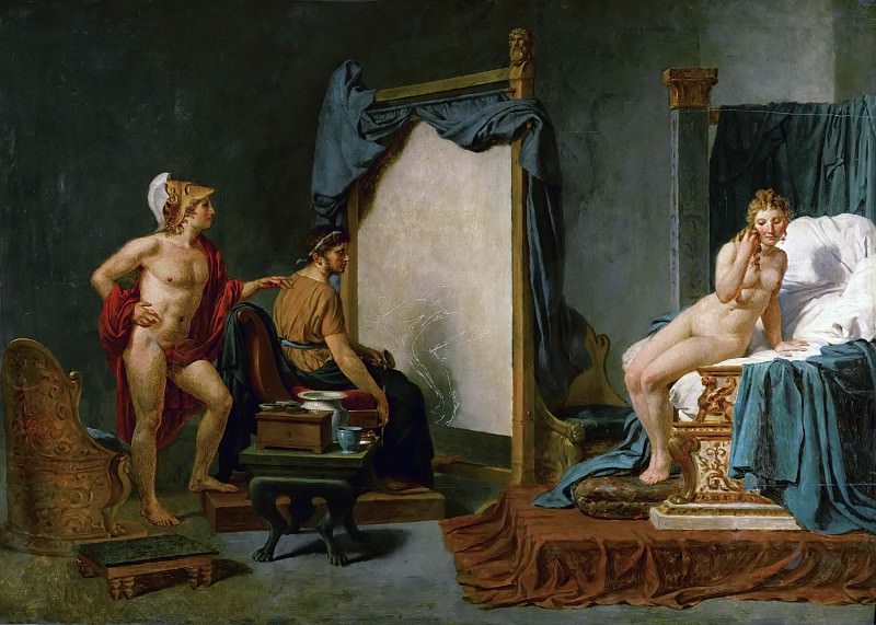 Apelles, Alexander the Great and Campaspe, Jacques-Louis David