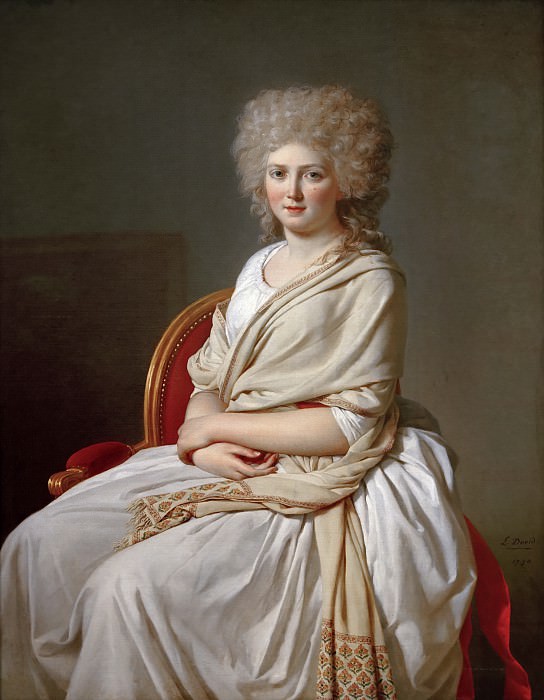 Anne-Marie-Louise Thélusson, Comtesse de Sorcy, Jacques-Louis David