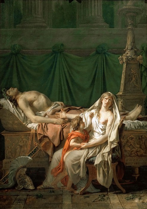 The Tears of Andromache, Jacques-Louis David