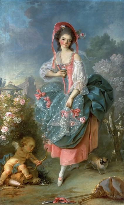 Mlle Guimard as Terpsichore, Jacques-Louis David