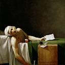 Death of Marat , Jacques-Louis David