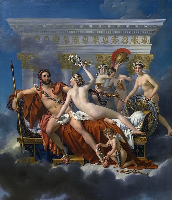 Mars Disarmed by Venus and the Three Graces, Jacques-Louis David