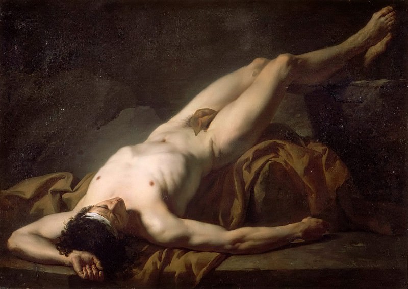 Male Nude known as Hector, Jacques-Louis David