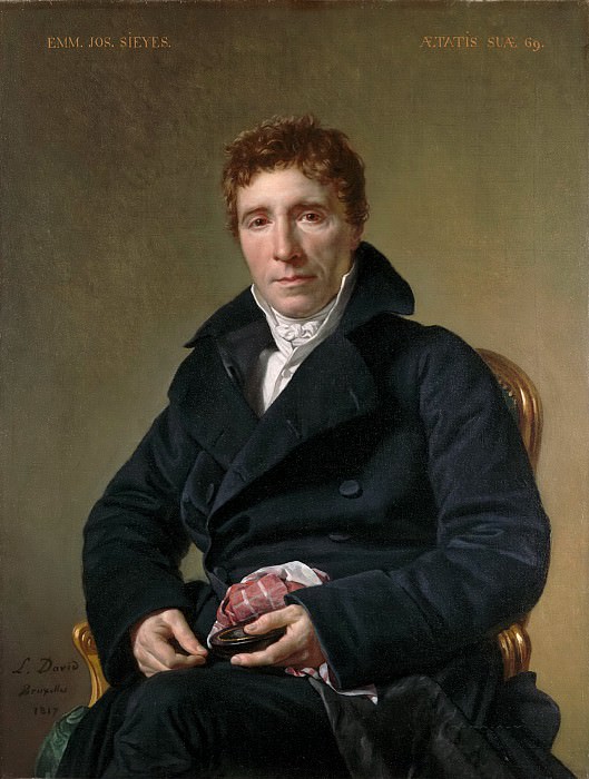 Emmanuel Joseph Sieyes , Jacques-Louis David