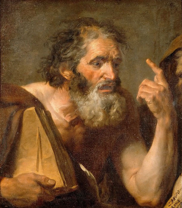 A philosopher, Jacques-Louis David