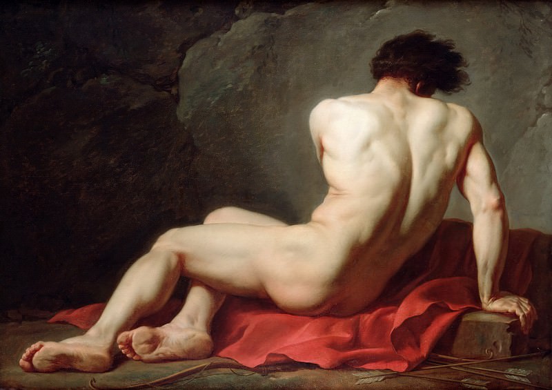 Male Nude known as Patroclus, Jacques-Louis David