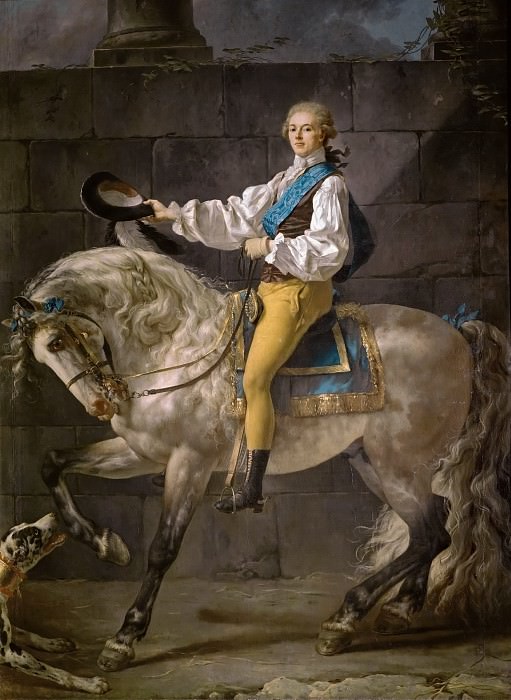 Count Stanislas Potocki, Jacques-Louis David