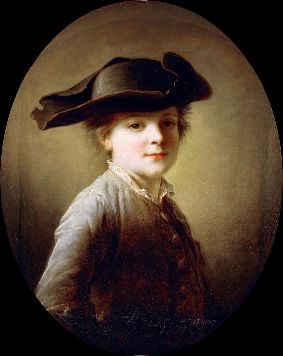 Young boy with three–cornered hat, Francois-Hubert Drouais