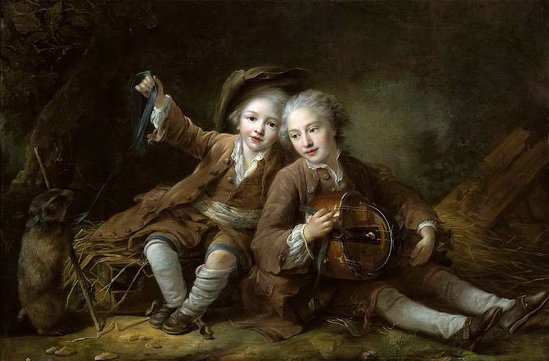 Children of the Duke of Bouillon, Francois-Hubert Drouais
