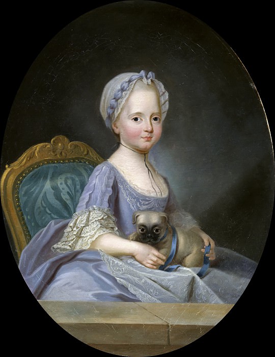 Elisabeth de France , sister of Louis XVI, Francois-Hubert Drouais