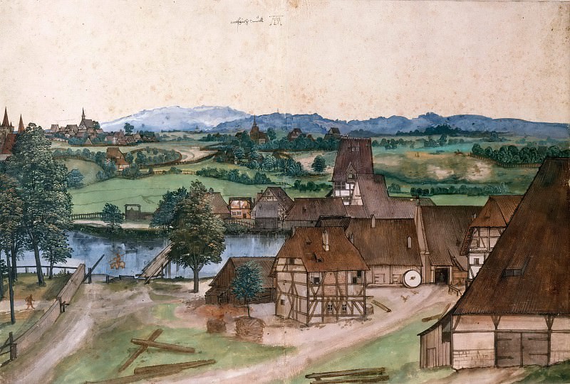 Wire-Drawing Mill, Albrecht Dürer