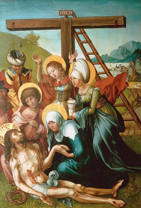 Семь скорбей Девы Марии – Оплакивание Христа, Альбрехт Дюрер