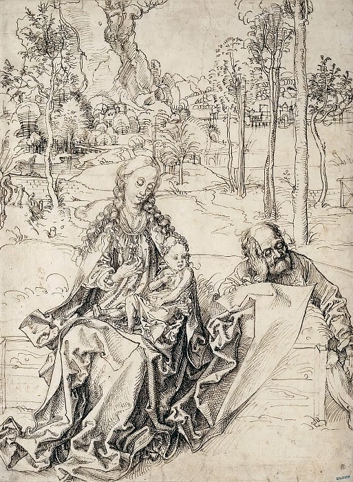 Rest on the Flight into Egypt, Albrecht Dürer