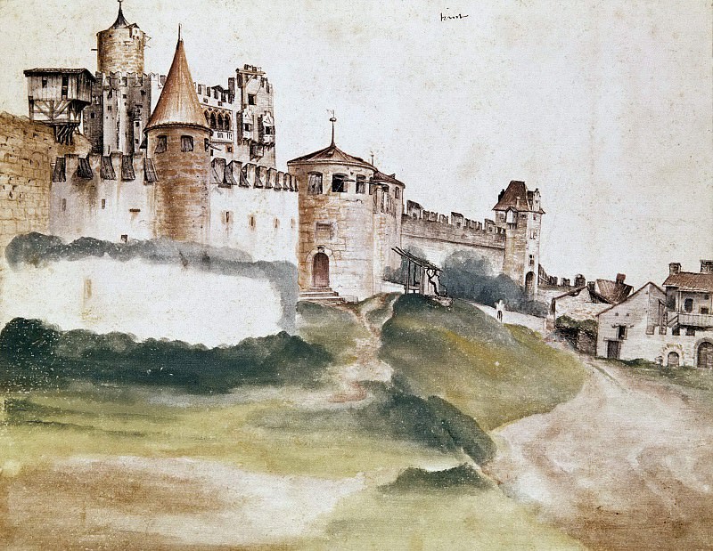The Castle at Trento, Albrecht Dürer