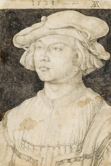 Portrait of Bernard van Orley, Albrecht Dürer
