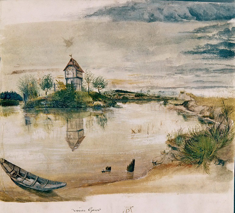 House by a Pond, Albrecht Dürer