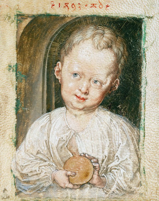 Младенец Христос с шаром, Альбрехт Дюрер