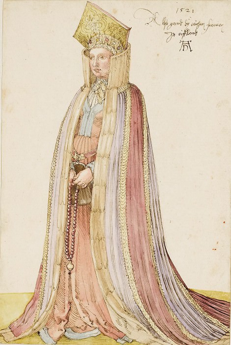 Costume of a woman from Livonia, Albrecht Dürer