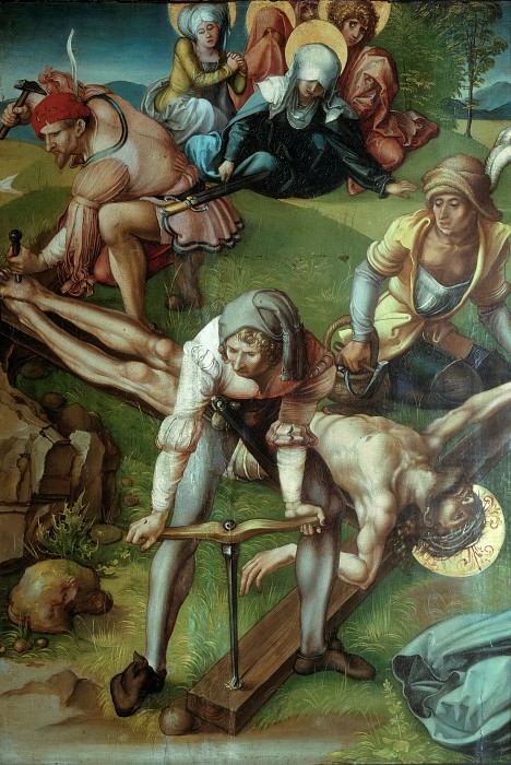 The Seven Sorrows of the Virgin – The Nailing of Christ to the Cross
