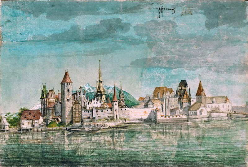 View of Innsbruck, Albrecht Dürer