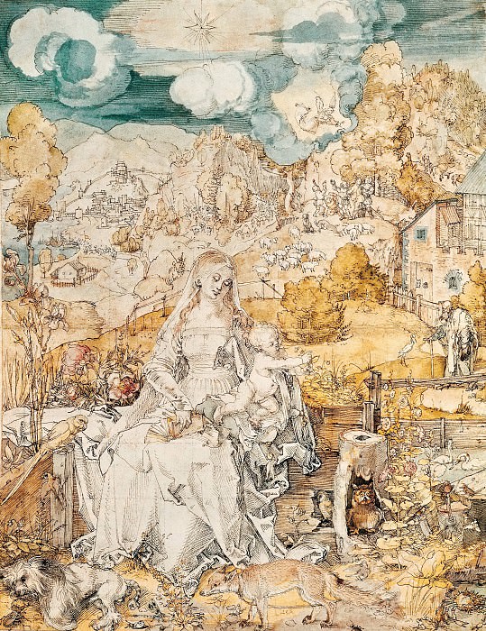 Madonna with a Multitude of Animals, Albrecht Dürer