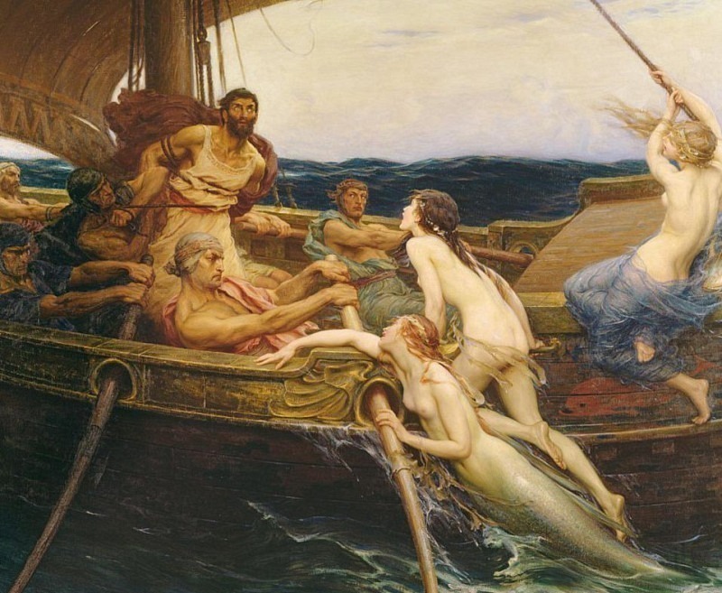 Ulysses and the Sirens, Herbert James Draper