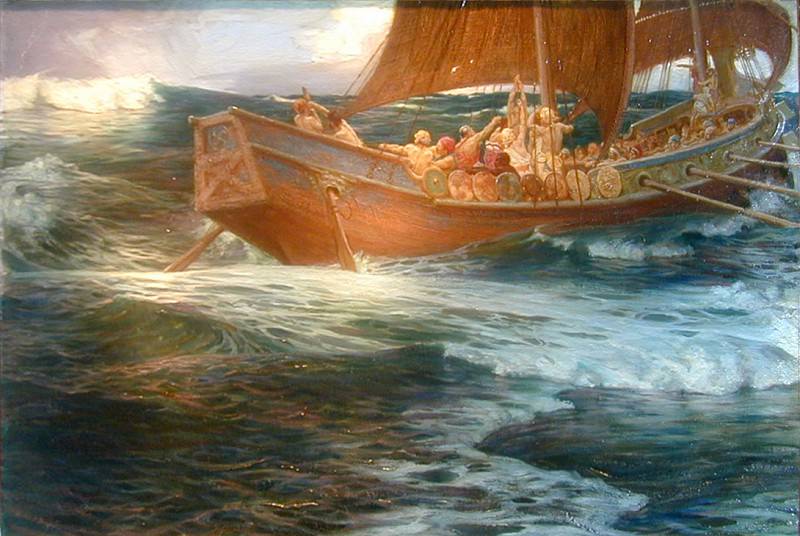  Wrath of the Sea God , Herbert James Draper
