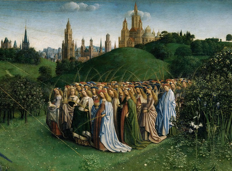 Adoration of the Lamb , Jan van Eyck