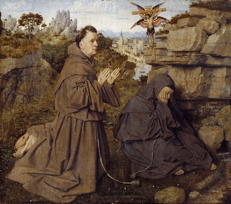 Saint Francis of Assisi Receiving the Stigmata, Jan van Eyck