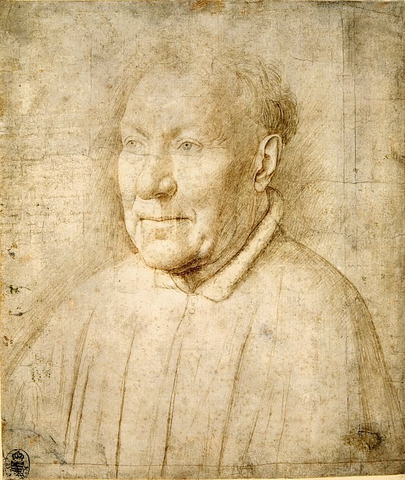 Portrait of Cardinal Albergati, Jan van Eyck