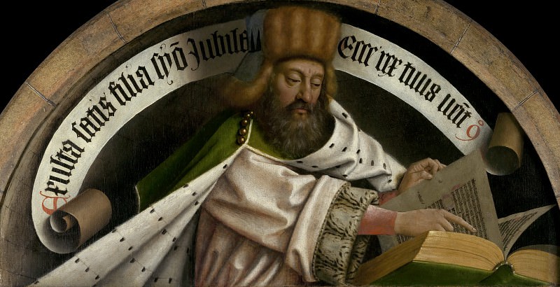 Prophet Zacharias, Jan van Eyck