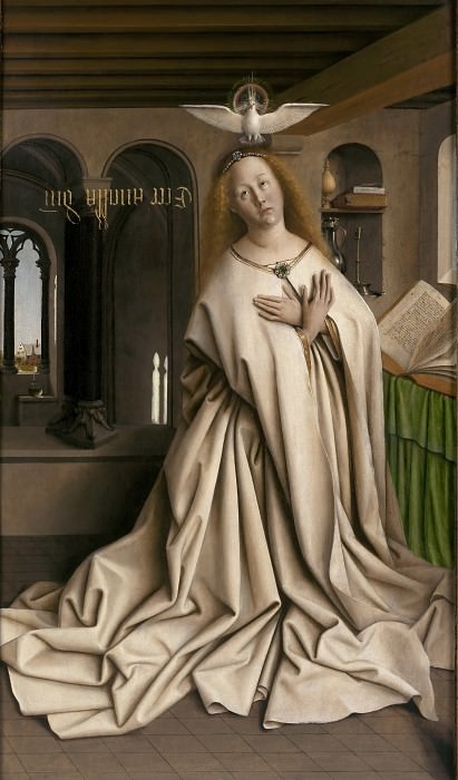 Mary of the Annunciation, Jan van Eyck