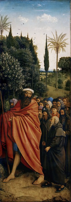 The Holy Pilgrims, Jan van Eyck