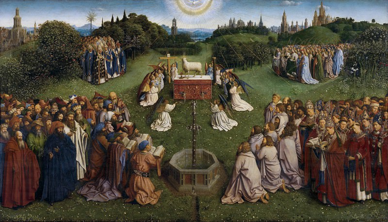 The Adoration of the Mystic Lamb, Jan van Eyck