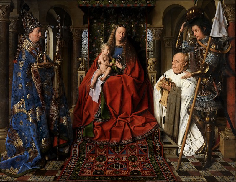 The Madonna with Canon van der Paele, Jan van Eyck