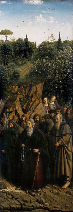The Holy Hermits, Jan van Eyck