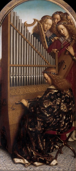 Angels Playing Music, Jan van Eyck