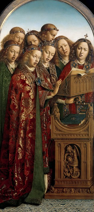 Singing Angels, Jan van Eyck