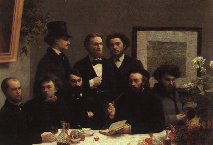 The Corner of the Table, Ignace-Henri-Jean-Theodore Fantin-Latour