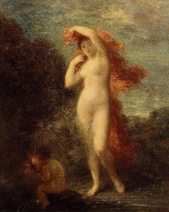 Venus and Cupid, Ignace-Henri-Jean-Theodore Fantin-Latour
