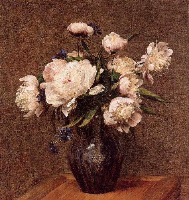 Bouquet of Peonies, Ignace-Henri-Jean-Theodore Fantin-Latour