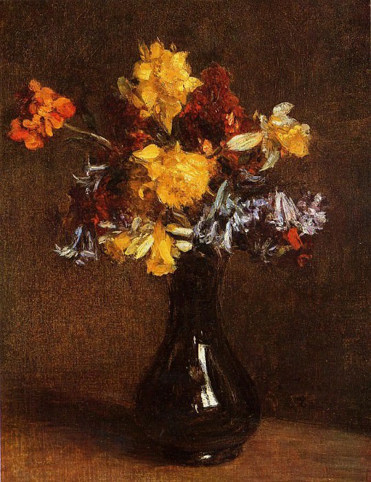 Vase of Flowers, Ignace-Henri-Jean-Theodore Fantin-Latour