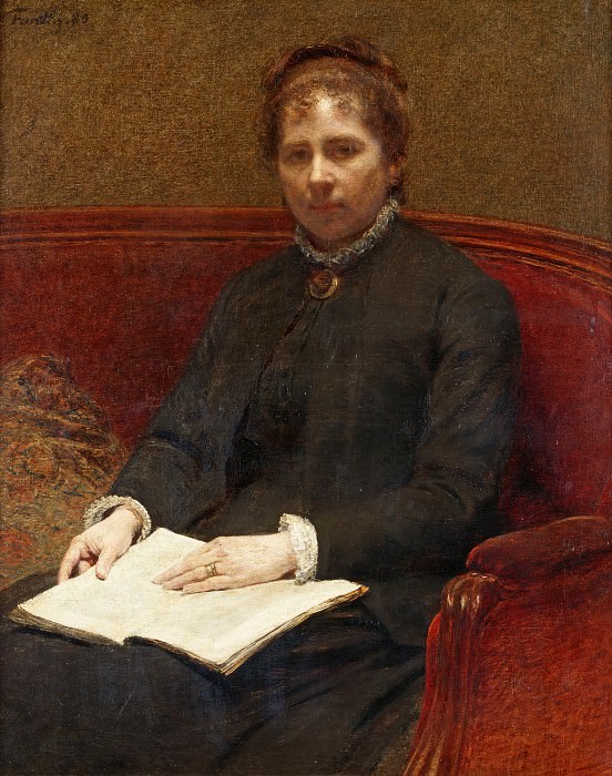 The Artists Wife, Ignace-Henri-Jean-Theodore Fantin-Latour