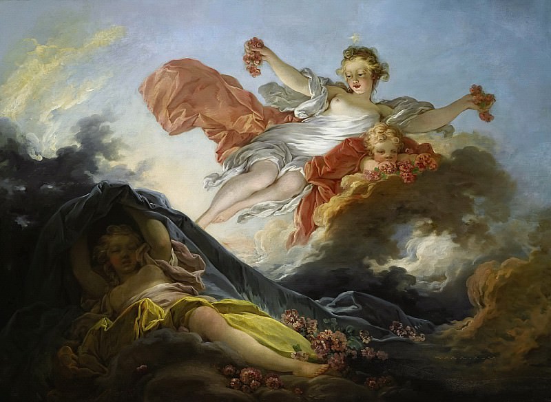 The Goddess Aurora triumphing over Night, Jean Honore Fragonard